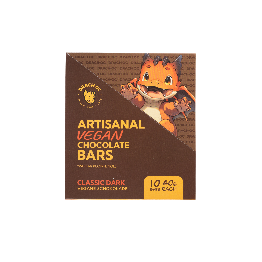 Classic Dark - Vegan Chocolate (10 bars x 40g each)