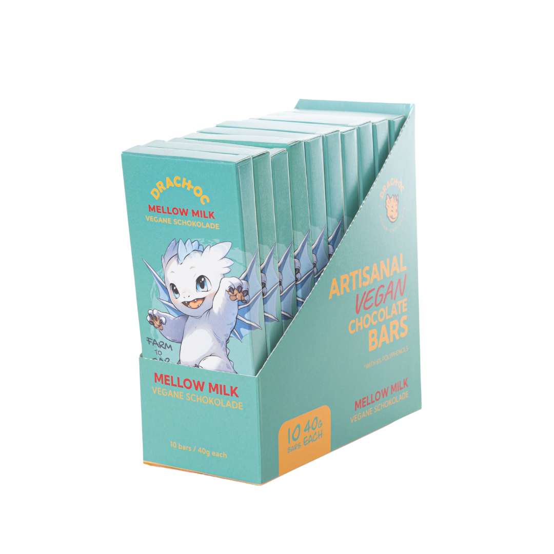 Mellow Milk - Vegan Chocolate (10 bars x 40g each)