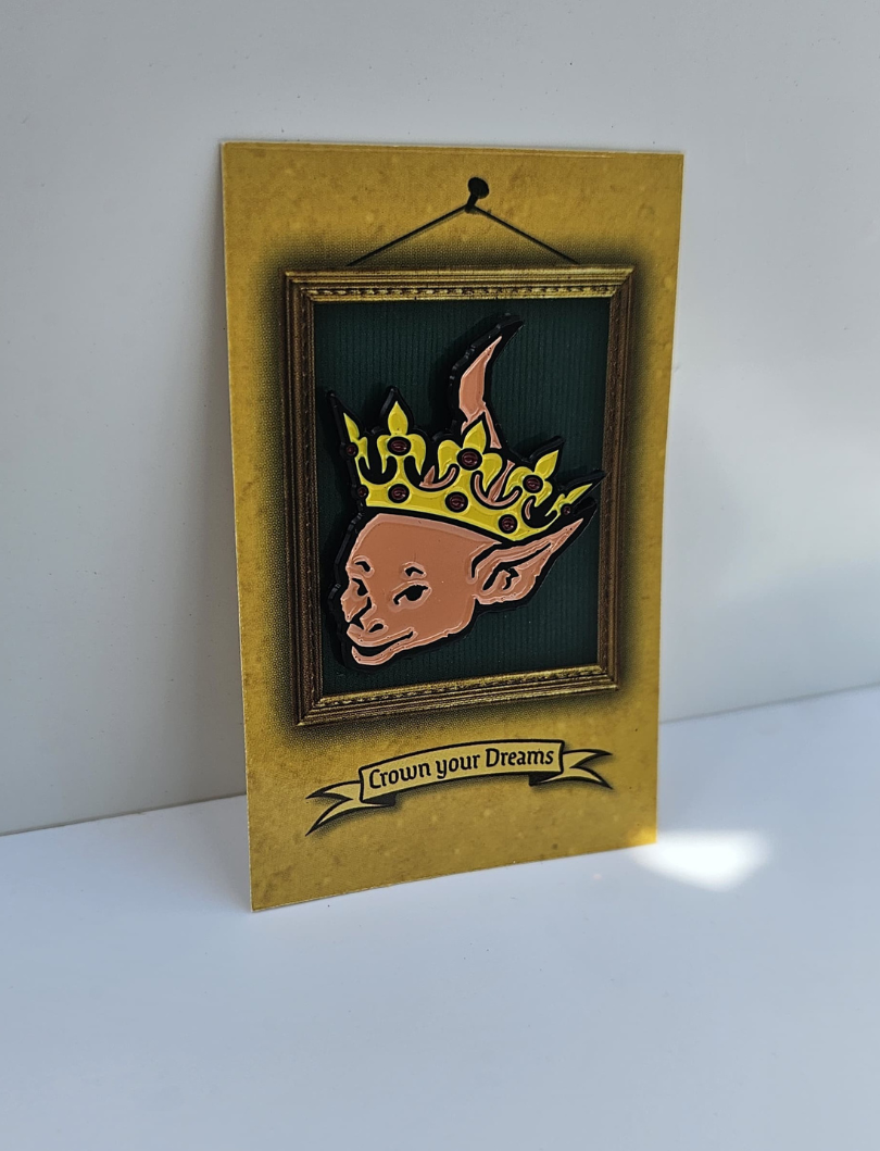 Crowned Elf Pin