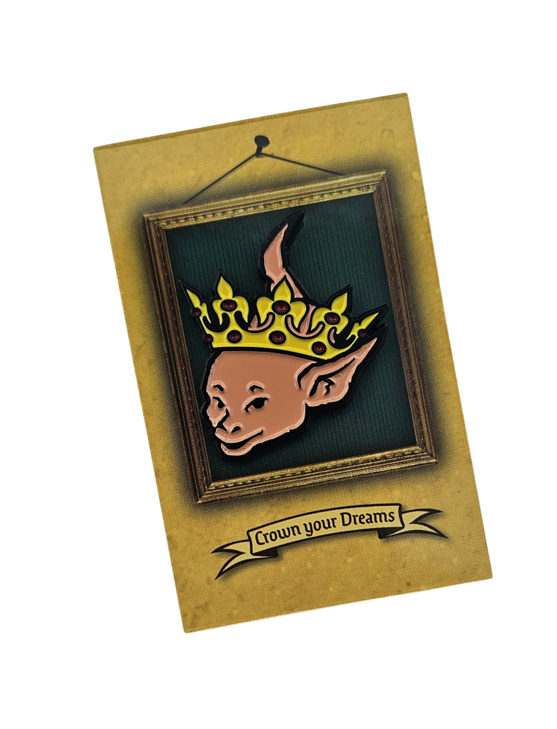 Crowned Elf Pin