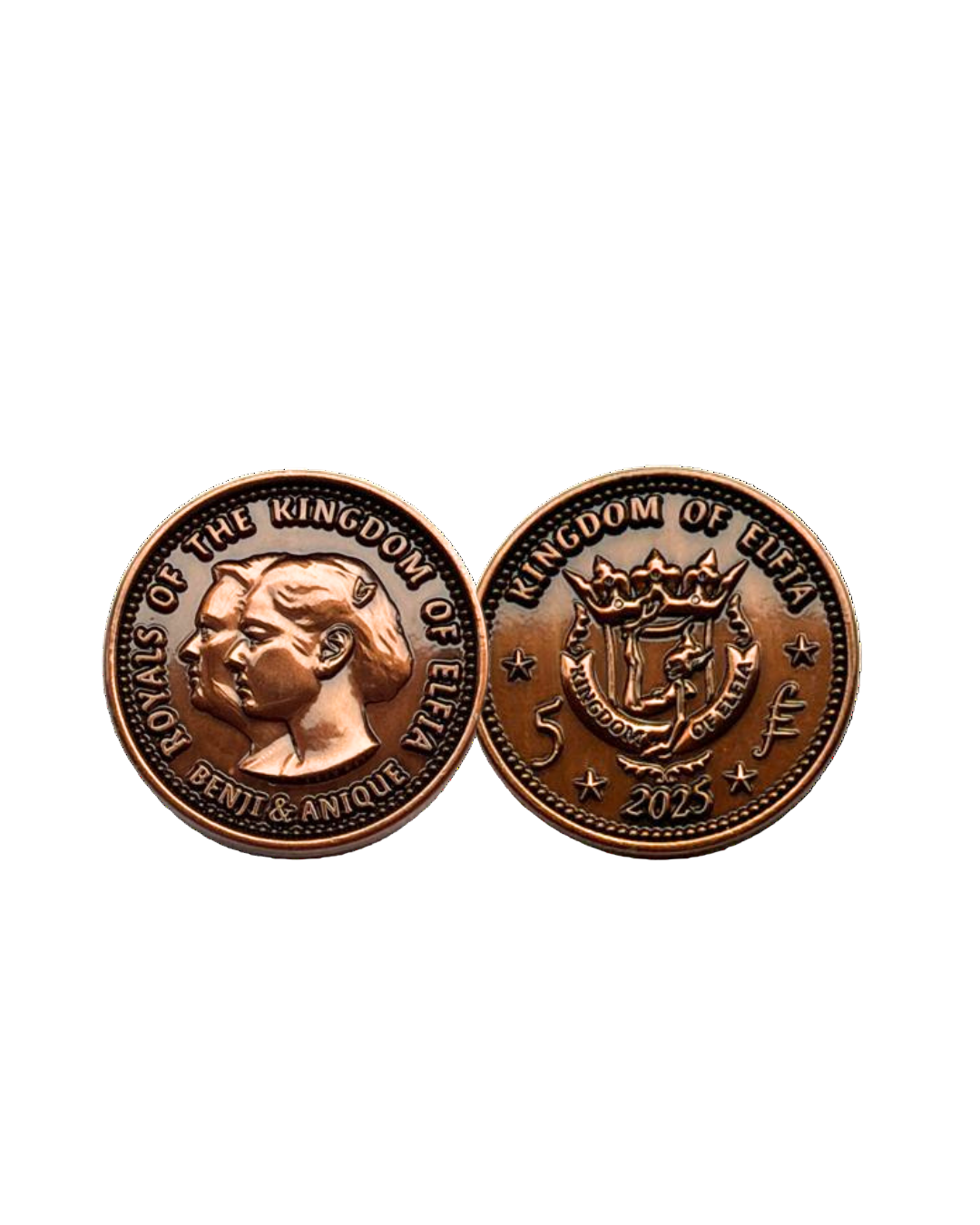 King Benji & Queen – Antique Coins