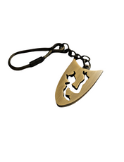 Brass Elfia Shield – Keychain