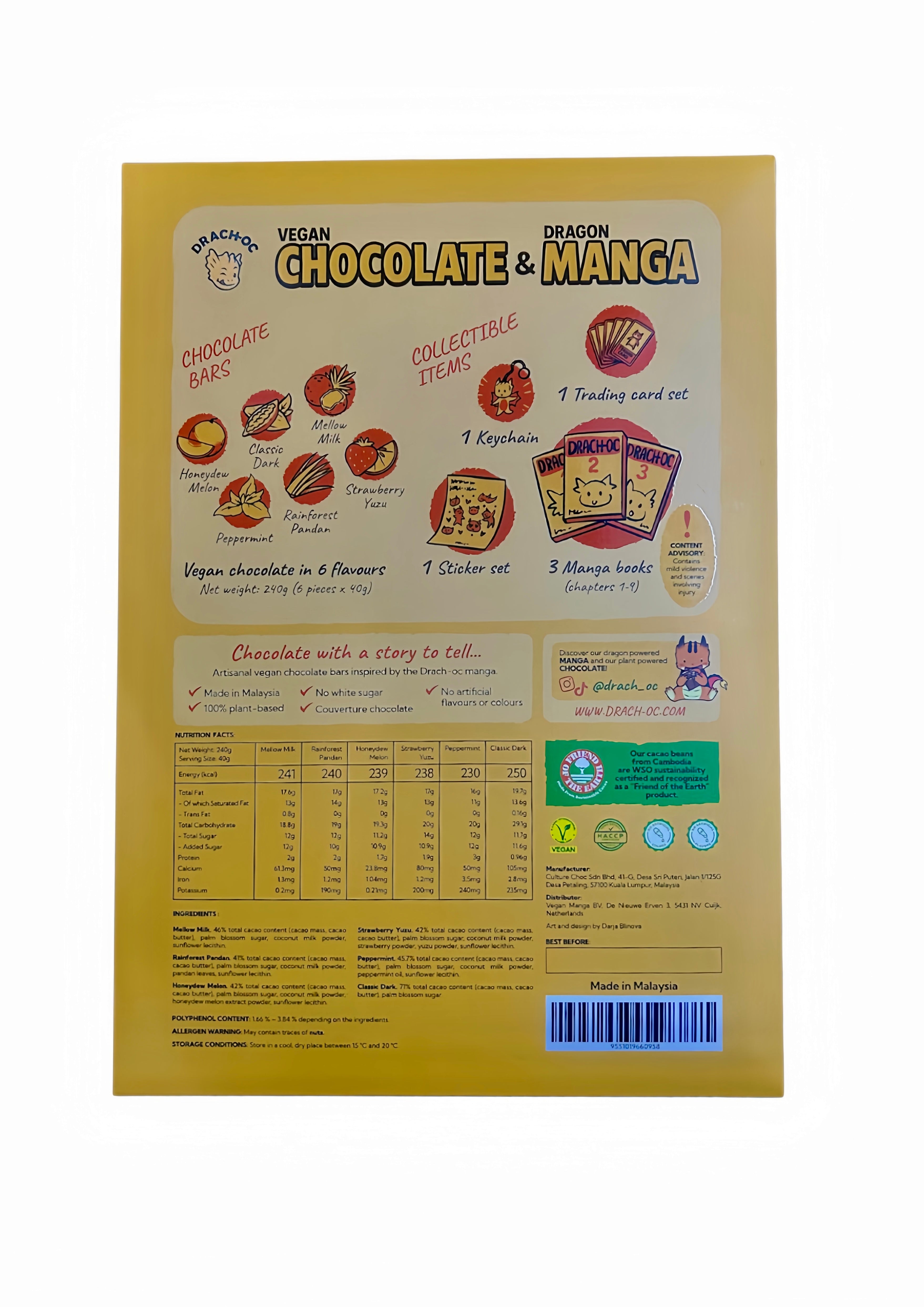 GIFT BOX - Vegan Chocolate & Dragon Manga