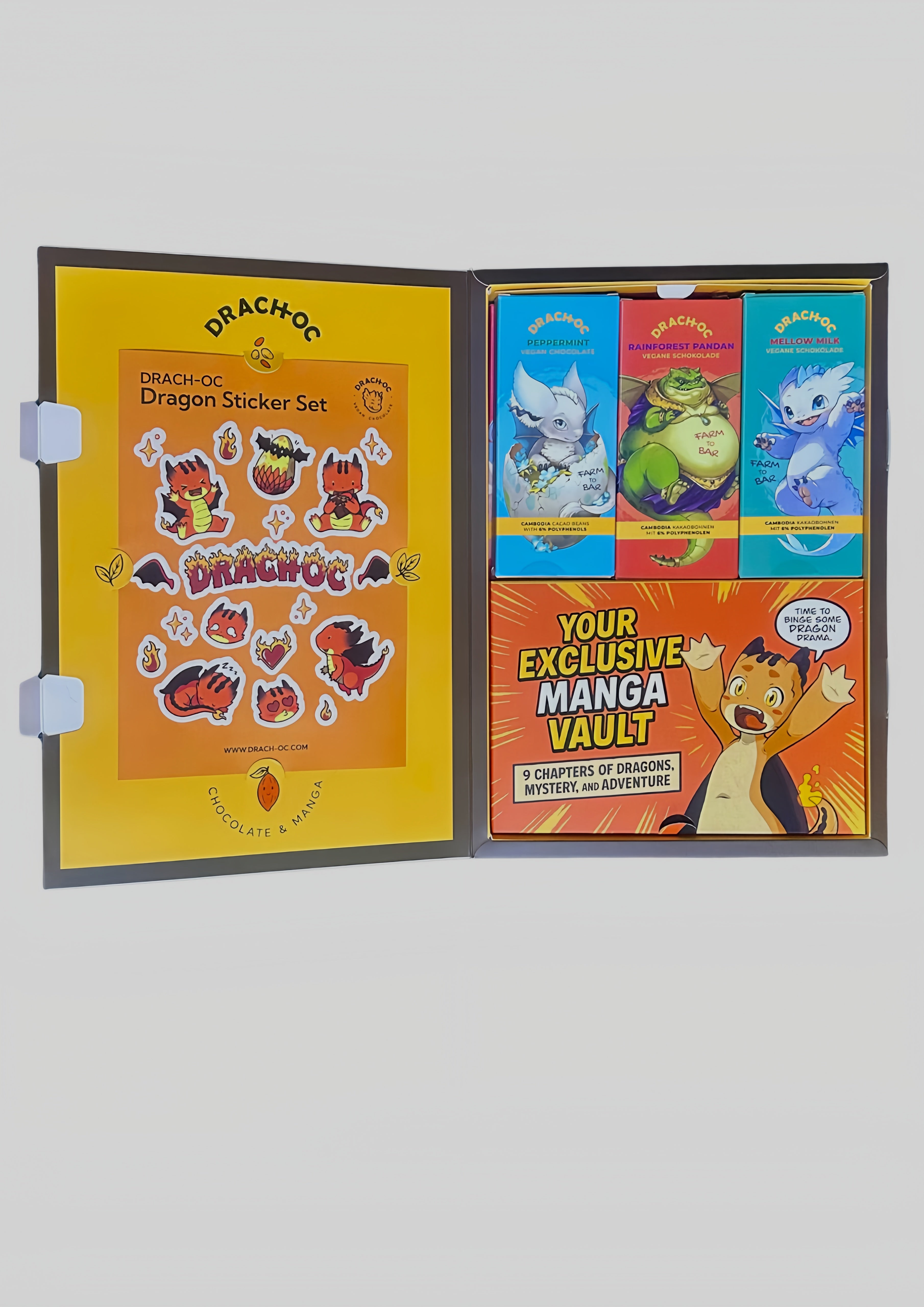 GIFT BOX - Vegan Chocolate & Dragon Manga – drachoc