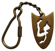 Brass Elfia Shield – Keychain